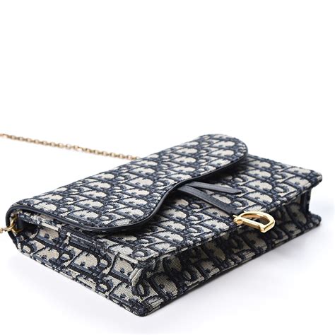 dior wallet on chain blue|designer wallet on a chain.